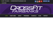Tablet Screenshot of crossfitfairbanks.com